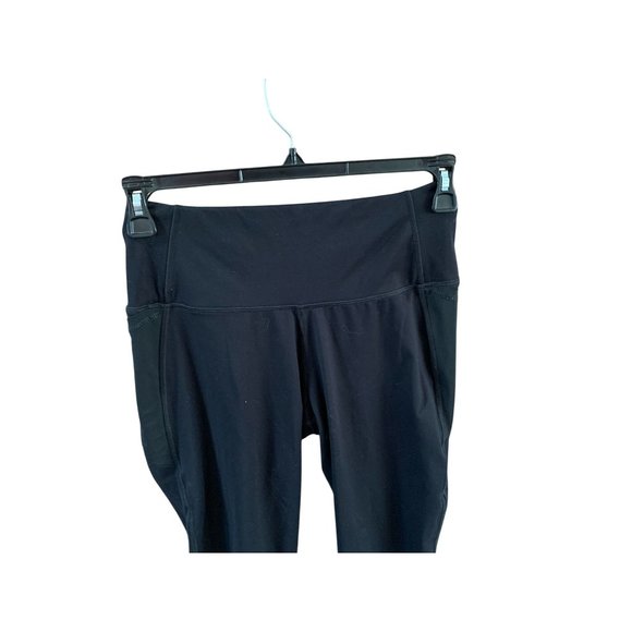 All In Motion Womens Large Legging Black Pants mesh panel Gym Sports Athletic Co - Picture 2 of 4